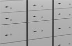 Trezor Bank Vault Safe Deposit Boxes pohled 3