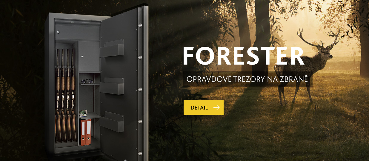 Trezor Forester - opravdové trezory na zbraně